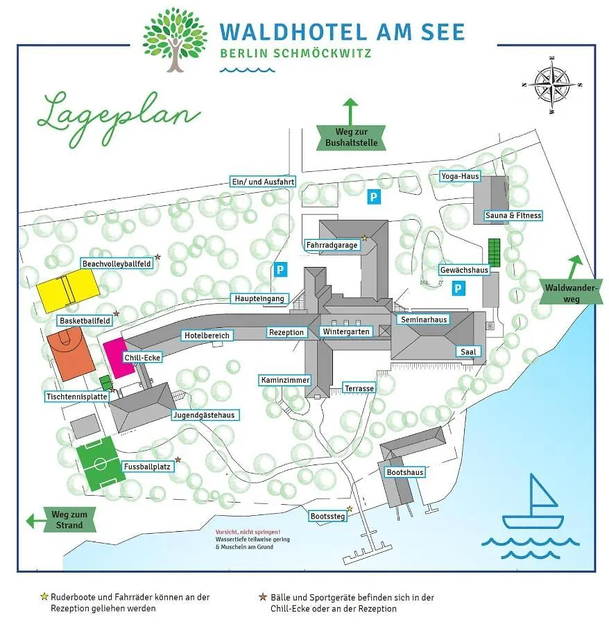 Waldhotel Am See Berlin-Schmoeckwitz 3*, Berlin